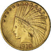 Moneta, Stati Uniti, Indian Head, $10, Eagle, 1910, U.S. Mint, San Francisco