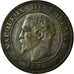 Moneda, Francia, Napoleon III, Napoléon III, 2 Centimes, 1854, Lyon, MBC
