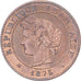 Moneta, Francia, Cérès, Centime, 1875, Paris, SPL, Bronzo, KM:826.1