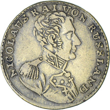 Russia, Token, Nicolaus Kaiser von Russian, VF(30-35), Brass