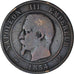 Moneta, Francia, Napoleon III, Napoléon III, 10 Centimes, 1854, Rouen, B+