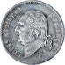 Moeda, França, Louis XVIII, Louis XVIII, 1/4 Franc, 1818, Paris, AU(50-53)
