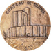 França, medalha, Château de Gisors, Patrimoine, 1984, Fleury, MS(63), Bronze