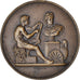 França, medalha, Enseignement du Dessin, Artes e Cultura, Lagrange, AU(55-58)