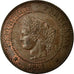 Moneta, Francja, Cérès, 2 Centimes, 1891, Paris, AU(55-58), Bronze