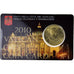 CIDADE DO VATICANO, 50 Euro Cent, 2010, Rome, Coin card, MS(65-70), Latão