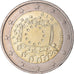 Ierland, 2 Euro, Drapeau européen, 2015, Sandyford, PR+, Bi-Metallic