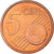 San Marino, 5 Euro Cent, 2004, Rome, MS(64), Copper Plated Steel, KM:442