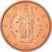 San Marino, 2 Euro Cent, 2004, Rome, FDC, Acciaio placcato rame, KM:441