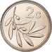 Münze, Malta, 2 Cents, 2002, UNZ, Kupfer-Nickel, KM:94