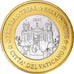 VATICAN CITY, Euro, 2011, Fantasy coinage, MS(63), Bi-Metallic