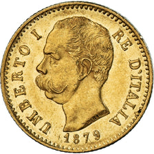 Moneda, Italia, Umberto I, 20 Lire, 1879, Rome, EBC, Oro, KM:21