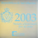 San Marino, Euro-Set, 2003, Rome, 1 cent to 5 euro, MS(65-70)