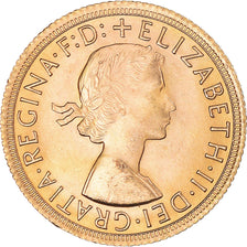 Munten, Groot Bretagne, Elizabeth II, Sovereign, 1965, UNC-, Goud, KM:908