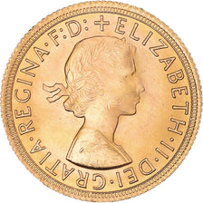 Munten, Groot Bretagne, Elizabeth II, Sovereign, 1965, UNC-, Goud, KM:908