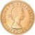 Moeda, Grã-Bretanha, Elizabeth II, Sovereign, 1965, MS(63), Dourado, KM:908