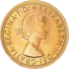 Münze, Großbritannien, Elizabeth II, Sovereign, 1965, UNZ, Gold, KM:908