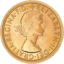 Munten, Groot Bretagne, Elizabeth II, Sovereign, 1966, UNC-, Goud, KM:908