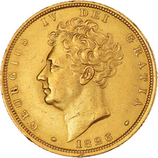 Moneta, Gran Bretagna, George IV, Sovereign, 1826, London, SPL-, Oro, KM:696