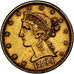 Moneta, Stati Uniti, Coronet Head, $5, Half Eagle, 1894, San Francisco, SPL-