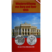 Österreich, 10 Euro, Reopening of the Burg Theater and Opera, 2005, Vienna