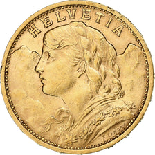 Schweiz, 20 Francs, 1902, Bern, Gold, SS, KM:35.1