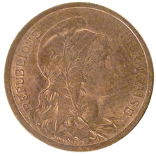 FRANCE, Dupuis, 2 Centimes, 1914, Paris, AU(55-58), Bronze, 20.2, Gadoury #107,.