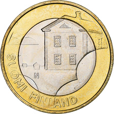 Finlandia, 5 Euro, Ostrobothnia, 2013, SC, Bimetálico, KM:205