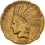 Verenigde Staten, $10, Eagle, Indian Head, 1910, San Francisco, Goud, ZF, KM:130