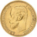 Münze, Russland, Nicholas II, 5 Roubles, 1898, St. Petersburg, SS+, Gold, KM:62