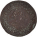 Moneta, Francia, Louis XIII, Denier Tournois, 1617, Paris, BB, Rame