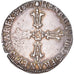 Moneta, Francia, Henri IV, 1/4 Ecu, 1602, Toulouse, BB, Argento, Gadoury:597