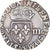 Moneda, Francia, Henri III, 1/8 Ecu, 1584, Bayonne, MBC, Plata, Gadoury:485