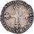 Moneta, Francia, Henri III, 1/8 Ecu, 1581, Rennes, MB+, Argento, Gadoury:485