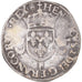 Moneta, Francja, Henri II, Douzain aux croissants, 1551, Angers, EF(40-45)