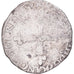 Munten, Frankrijk, Henri III, 1/8 Ecu, 1579, Rennes, ZF, Zilver, Gadoury:485