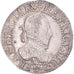 Munten, Frankrijk, Henri III, 1/2 franc au col gaufré, 1587, Paris, ZF+