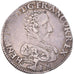Moeda, França, Henri II, Teston, 1559, Bordeaux, AU(50-53), Prata
