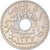 Moeda, Tunísia, Muhammad al-Nasir Bey, 10 Centimes, 1918, Paris, ENSAIO