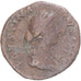 Moneta, Faustina II, As, 161-176, Rome, F(12-15), Brązowy, RIC:1655
