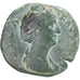 Munten, Diva Faustina I, Sestertius, 141, Rome, FR+, Bronzen, RIC:1124