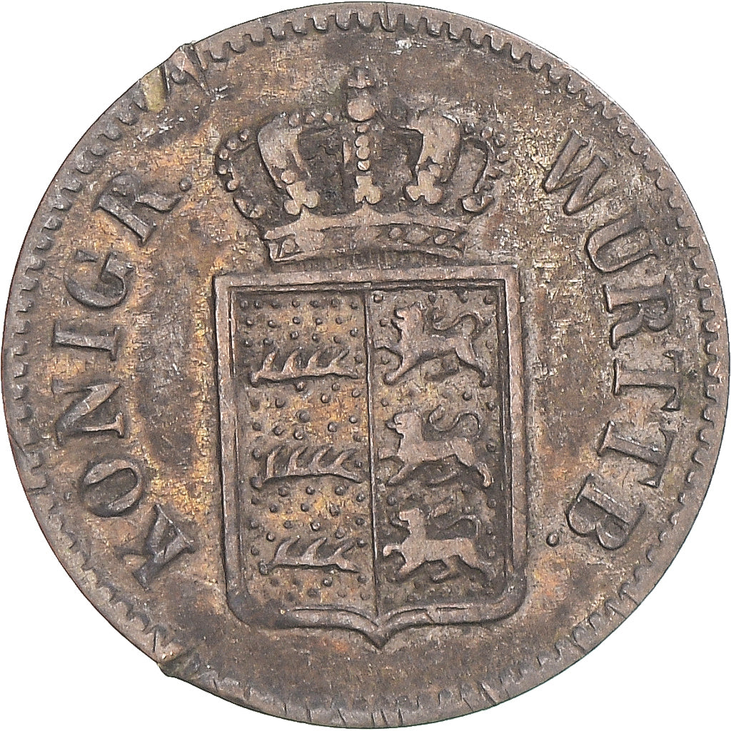 3 kreuzer German coin 1851