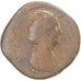 Moneta, Diva Faustina I, Sesterzio, 141, Rome, B, Bronzo, RIC:1124