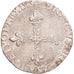 Munten, Frankrijk, Henri III, 1/4 d'écu à la croix de face, 1583, Rennes, FR