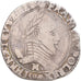 Munten, Frankrijk, Henri III, La Ligue, Demi Franc, 1590, Toulouse, FR+, Zilver