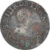 Moneta, Francia, Louis XIII, Double Tournois, 1613, Uncertain Mint, MB, Rame