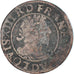 Moneta, Francia, Louis XIII, Double Tournois, 1631, Lyon, MB+, Rame, CGKL:350