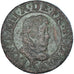 Moneta, Francia, Louis XIII, Double Tournois, 1611, Bordeaux, Rare, MB+, Rame