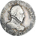 França, Henri III, Demi Franc, 1581, Paris, Prata, VF(20-25), Gadoury:487