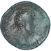 Moneda, Marcus Aurelius, Sestercio, 165-166, Rome, BC+, Bronce, RIC:923
